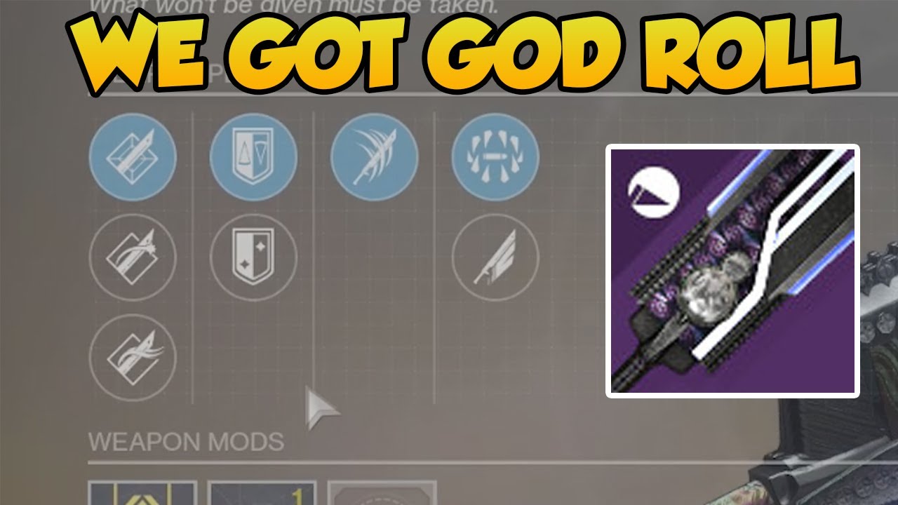 FINALLY GOT THE GOD ROLL FALLING GUILLOTINE