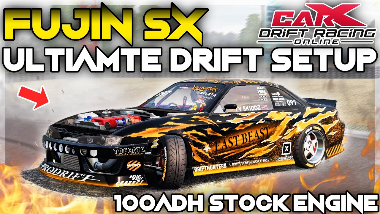 NEW Fujin SX Ultimate Drift Setup with stock engine... | CARX DRIFT RACING