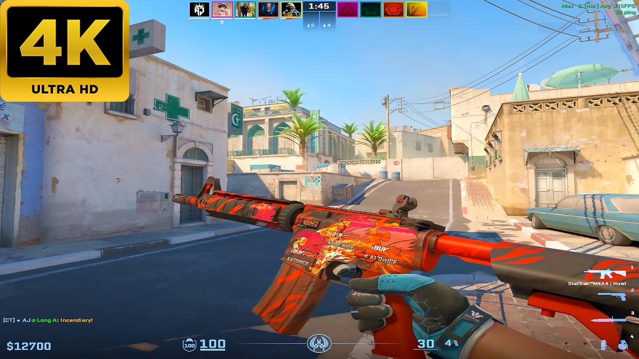 Counter Strike 2 -  Dust 2 - Full Gameplay