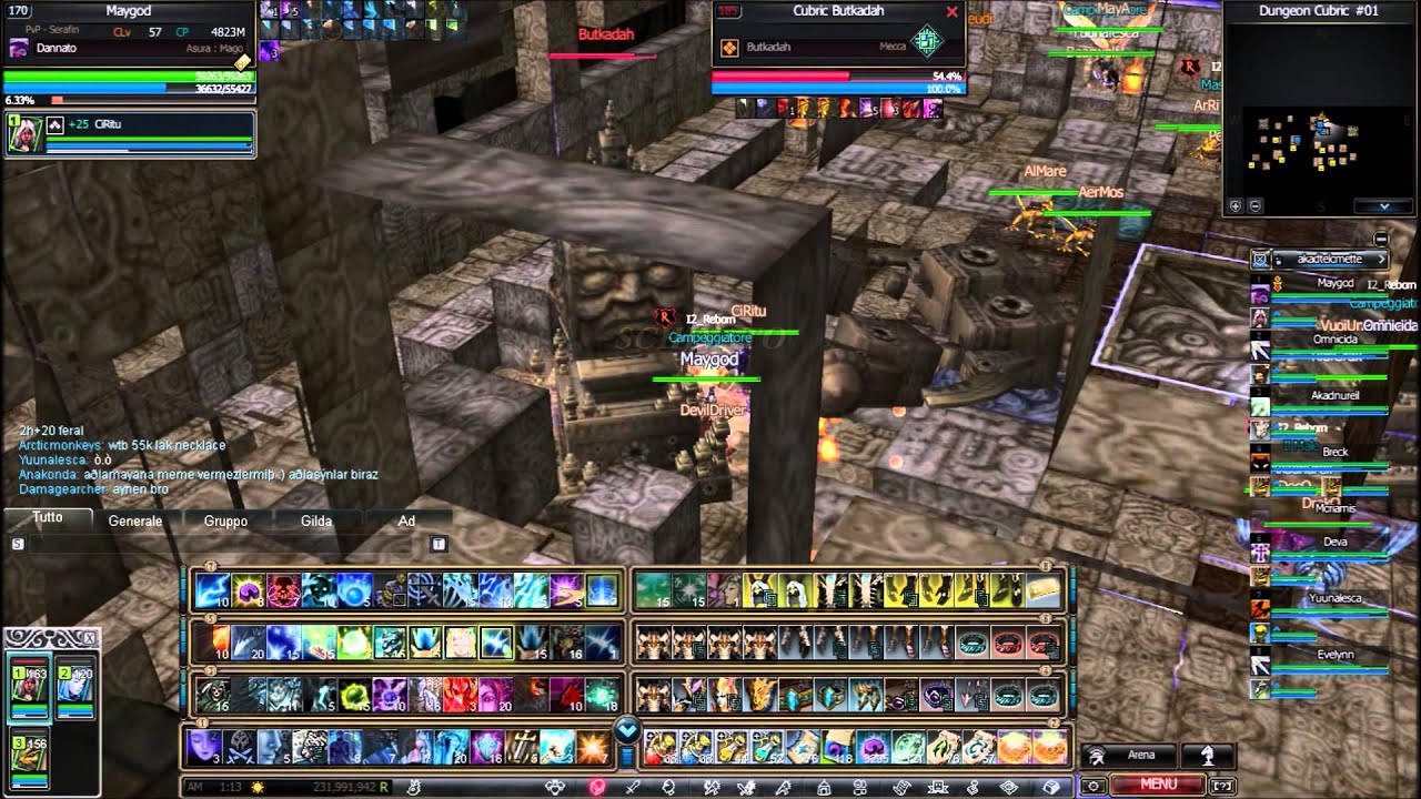 MaYGoD Rappelz Tank 2 Boss Cubrick Dungeon epic 9.1