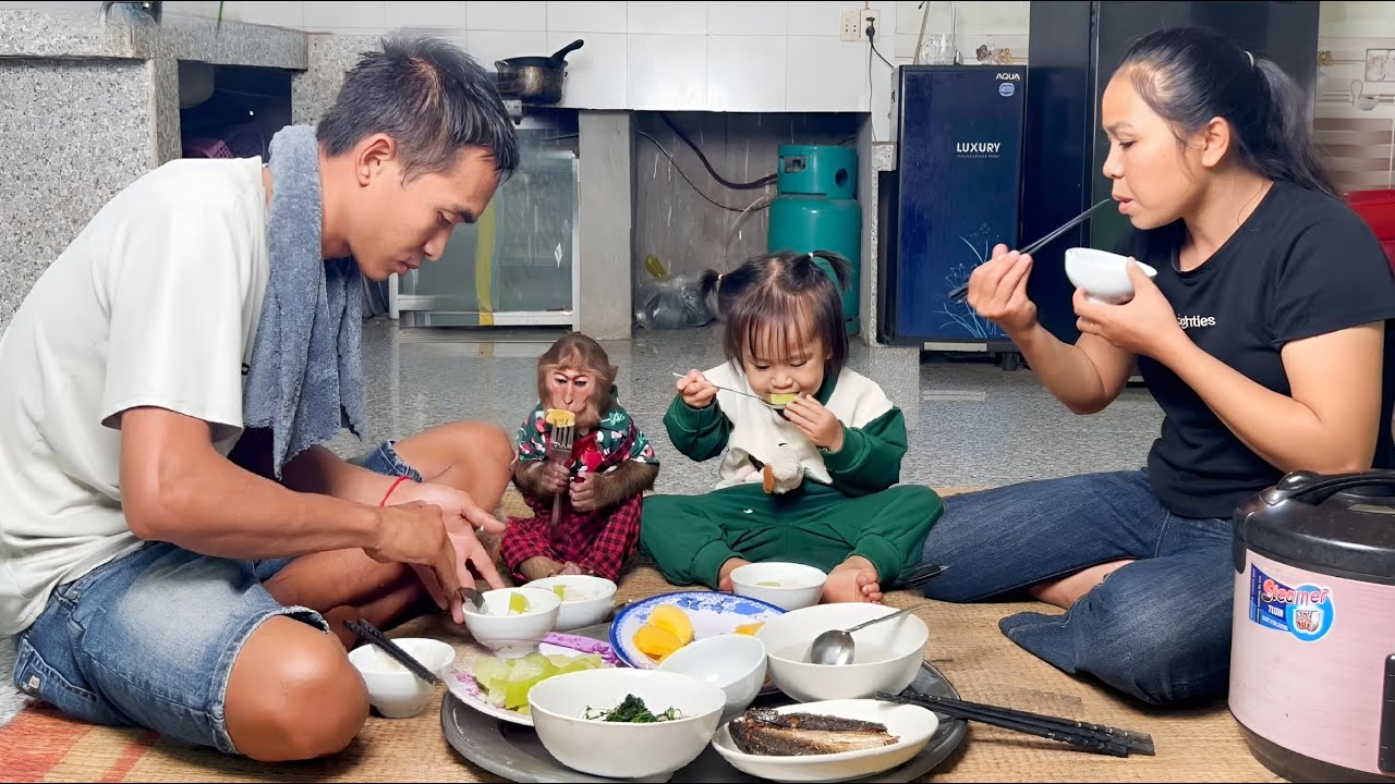 Mom prepared special surprise meal welcome a healthy Cutis back from hospital