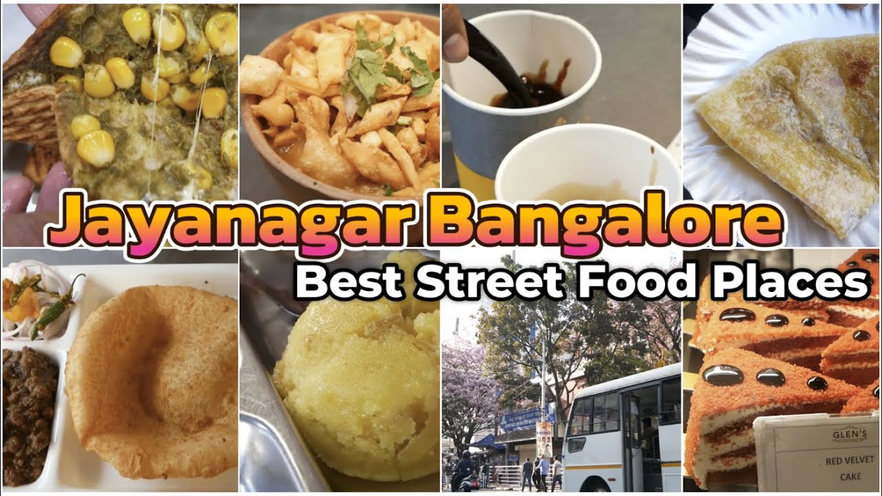 9 Best Food Places in Bangalore's JAYANAGAR Tasty Street Food Breakfast Bengaluru | Khana Mubarak