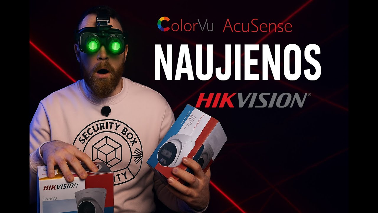 Naujos Hikvision 2 serijos 7G3 kameros su ColorVu 3.0! Acusense naujienos