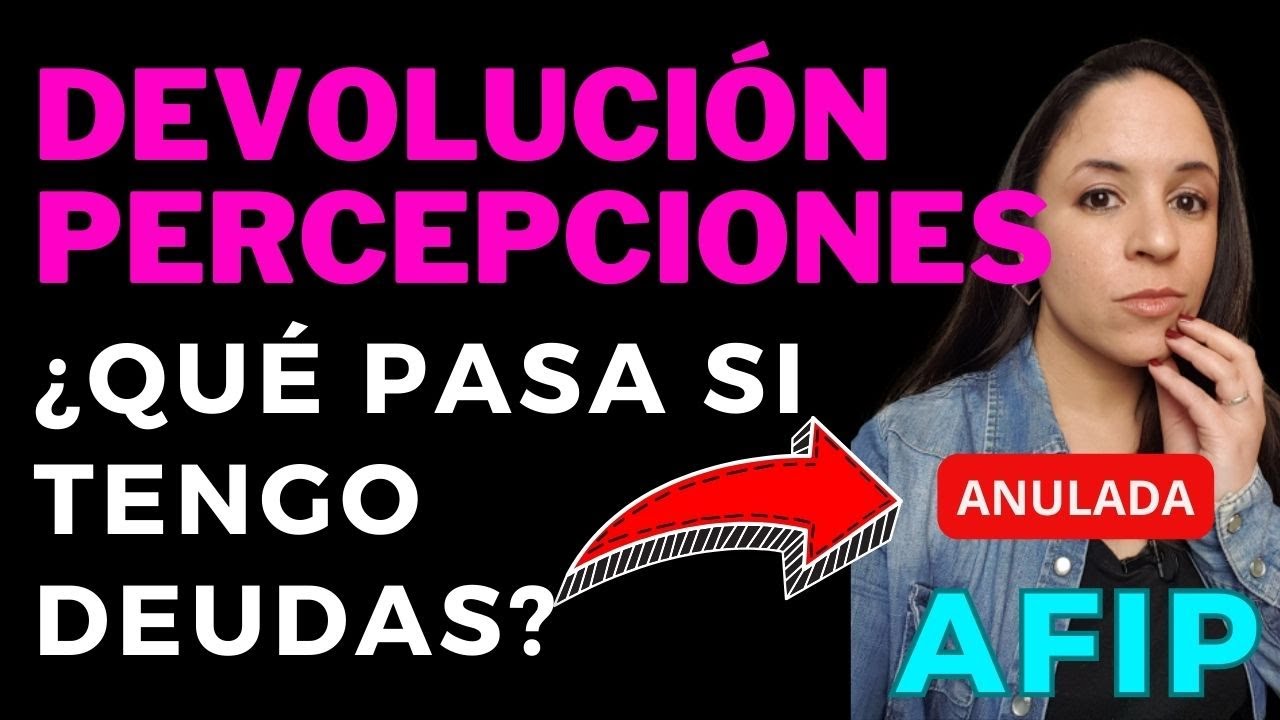 DEVOLUCIÓN PERCEPCIONES AFIP 👉 Inconsistencias:  ¿Cómo pedir PRESCRIPCIÓN de las DEUDAS?