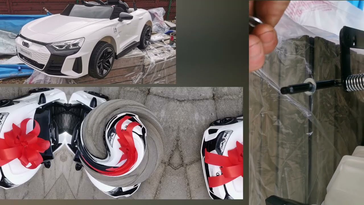 Jak samemu złożyć Audi E-tron RS - samochód elektryczny #zabawka #auto #audirs