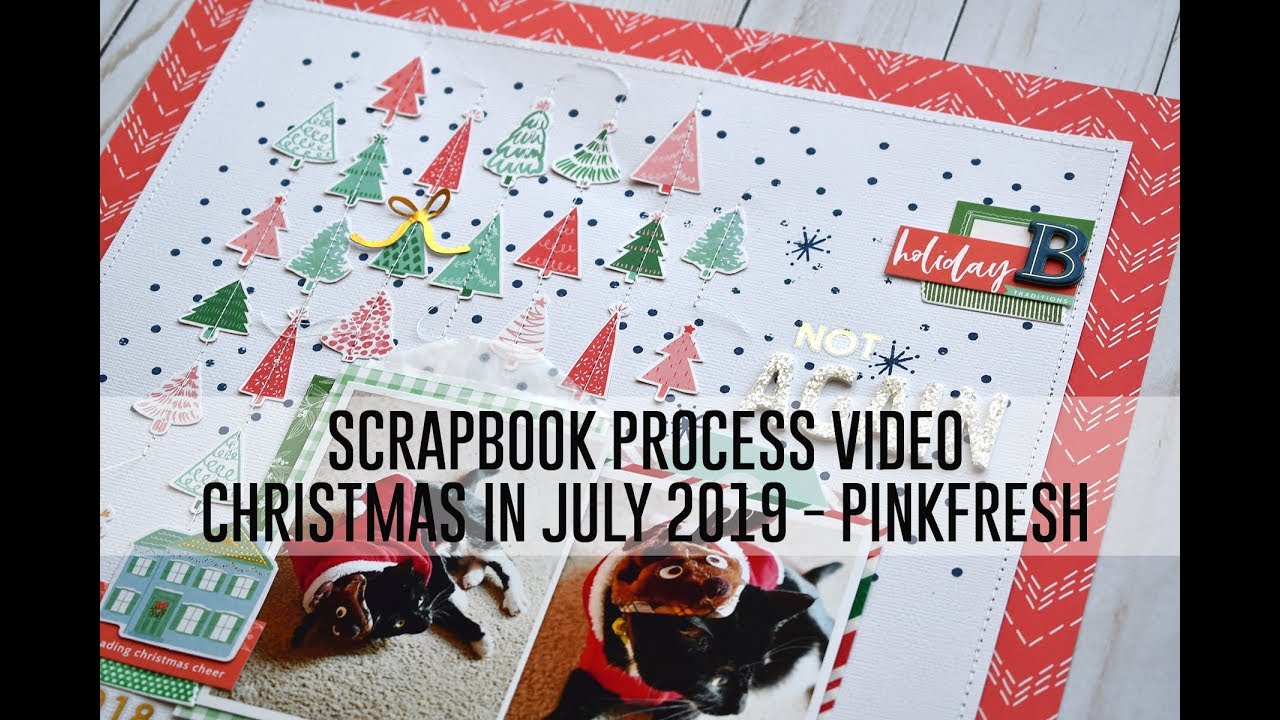 Scrappy Christmas In July - Not Again / PinkFresh Studio