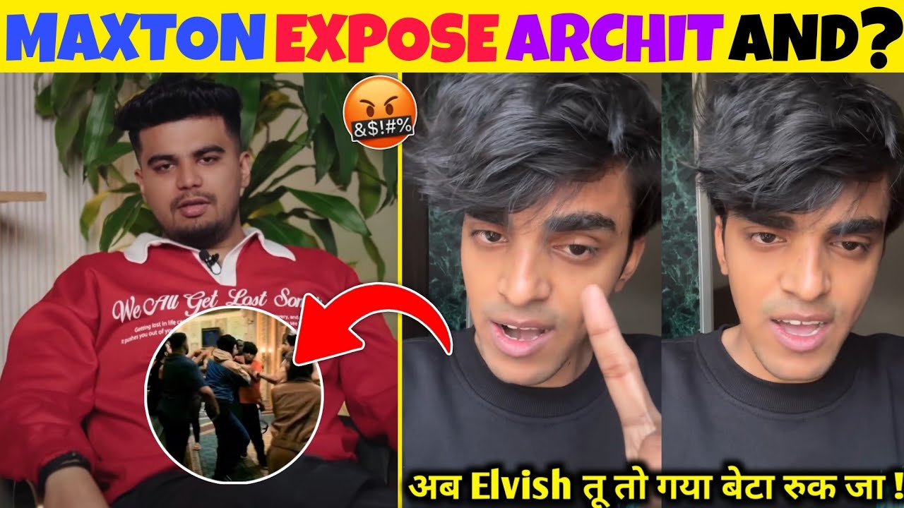 😱 Maxtern Full Exposed Elvish Yadav And Archit | Maxtern Vs Archit In The 50 Show | News