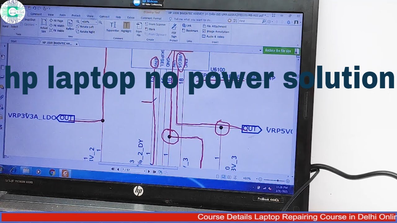 hp laptop no power solution hp 1000 1118TX 6050A2493101 MB A02 hp laptop no power fix