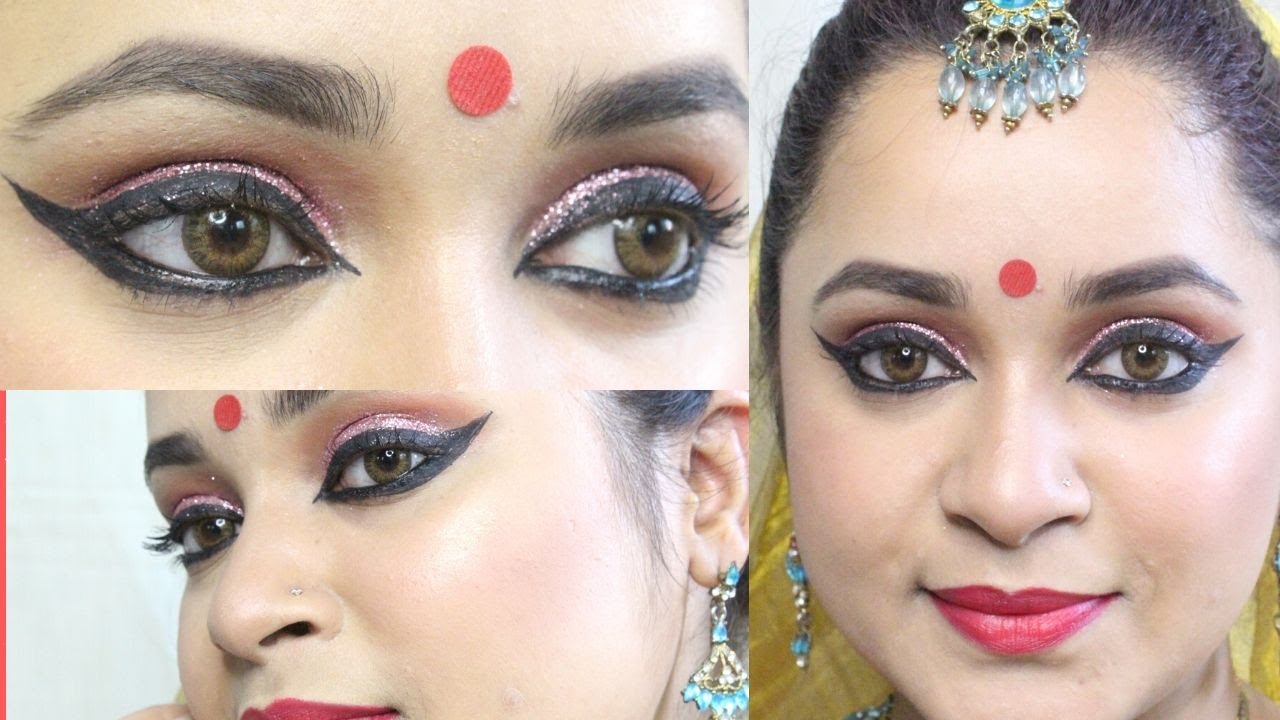 Kathak Dance Makeup Tutorial  | Antara Bhadra