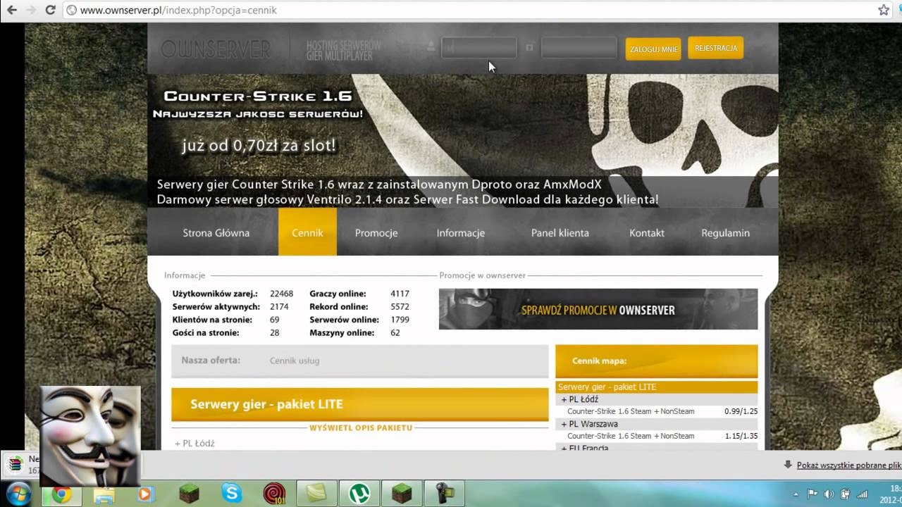 Z jakiej strony zrobić najtańszy server dedyk?