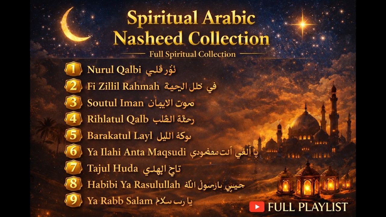 Ramadan Kareem Nasheed Collection 2026 | Peaceful Arabic Full Album