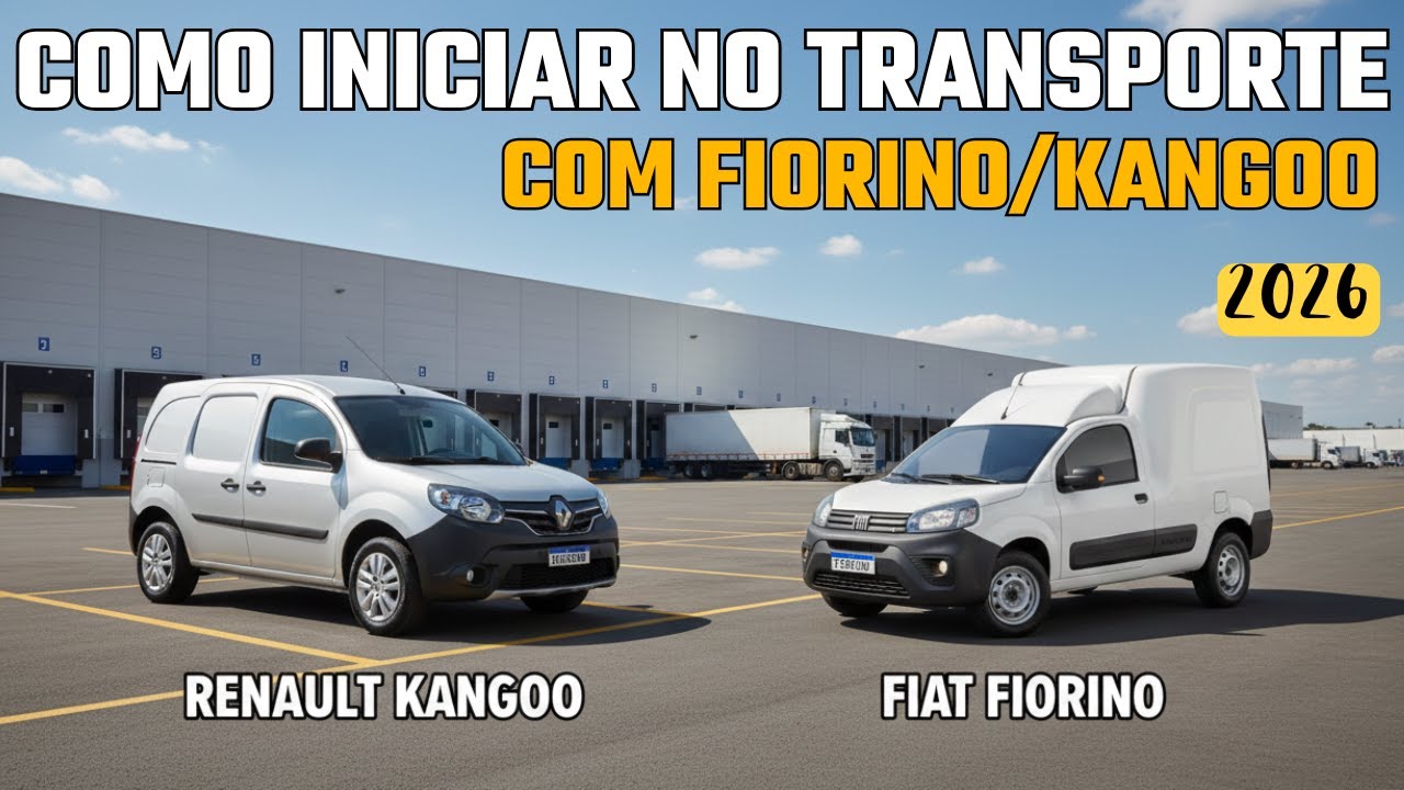 COMO INICIAR NO TRANSPORTE COM FIORINO OU KANGOO NAS ENTREGAS ?
