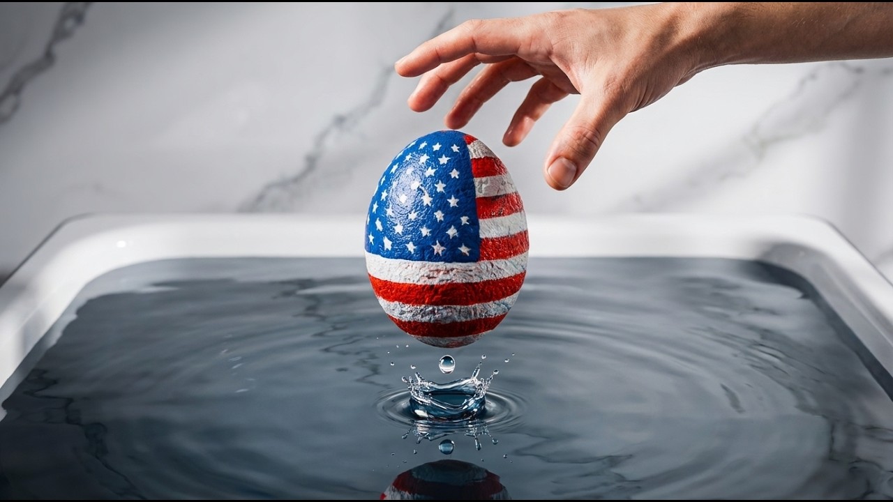Extreme ASMR Egg Drop in the Bath 🛁 | Oddly Satisfying Splash & Landmark Reveal (4K, No Talking)