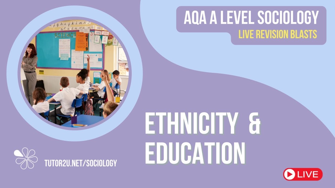 Ethnicity & Education | Live Revision for AQA A Level Sociology