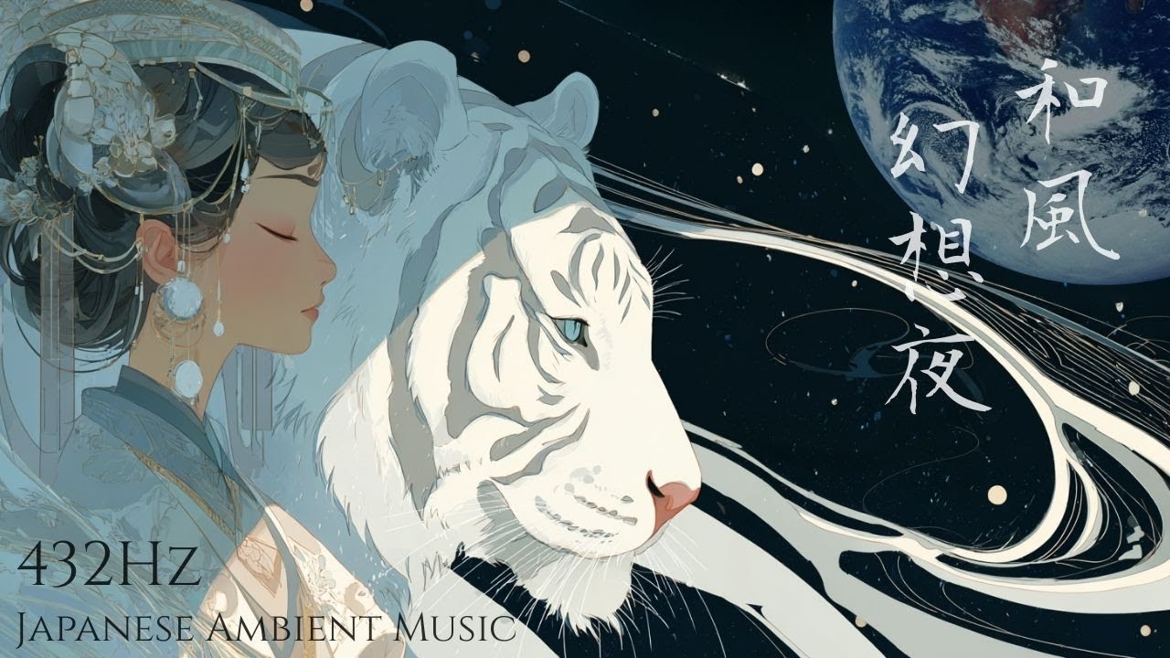 Японская эмбиент-музыка｜Byakko (白虎)｜432Hz｜Сон и расслабление — Ночной приют