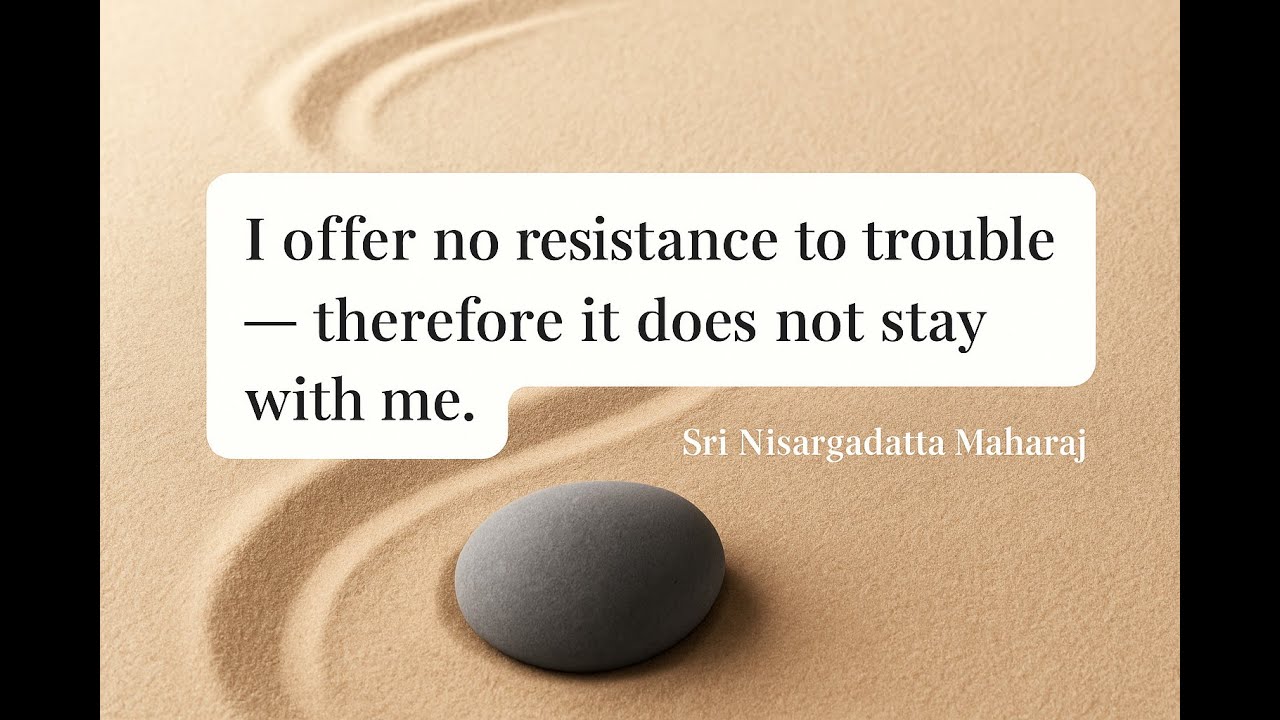 The Power of Non-Resistance