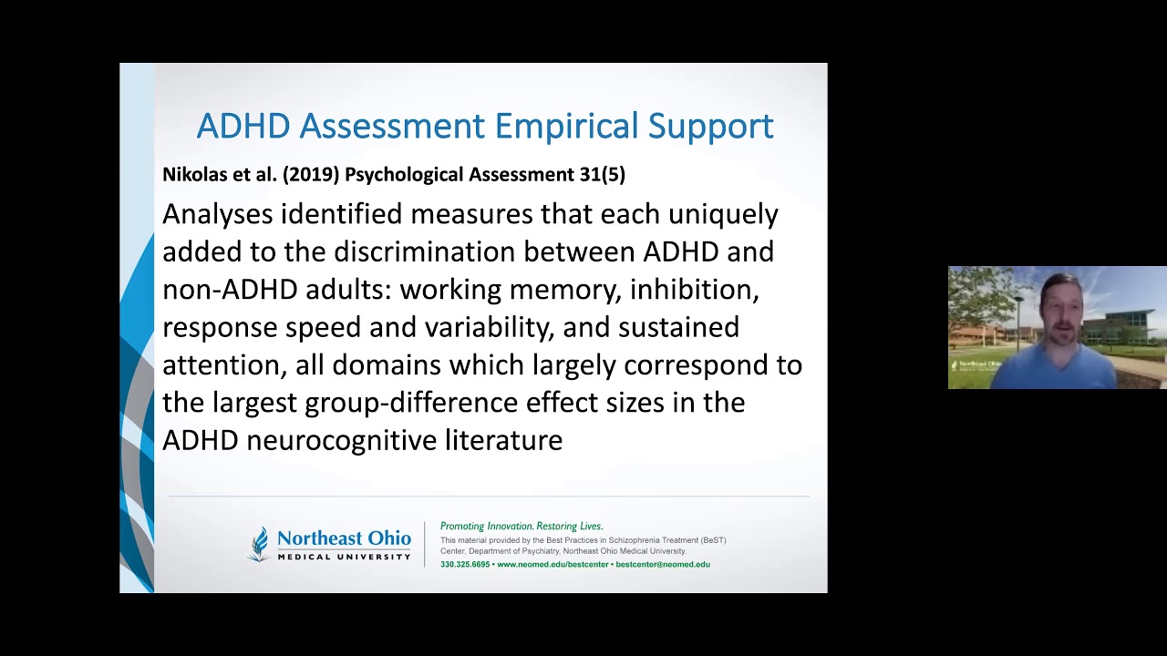 Psychological Testing for ADHD Accommodations 04172020 IC@N