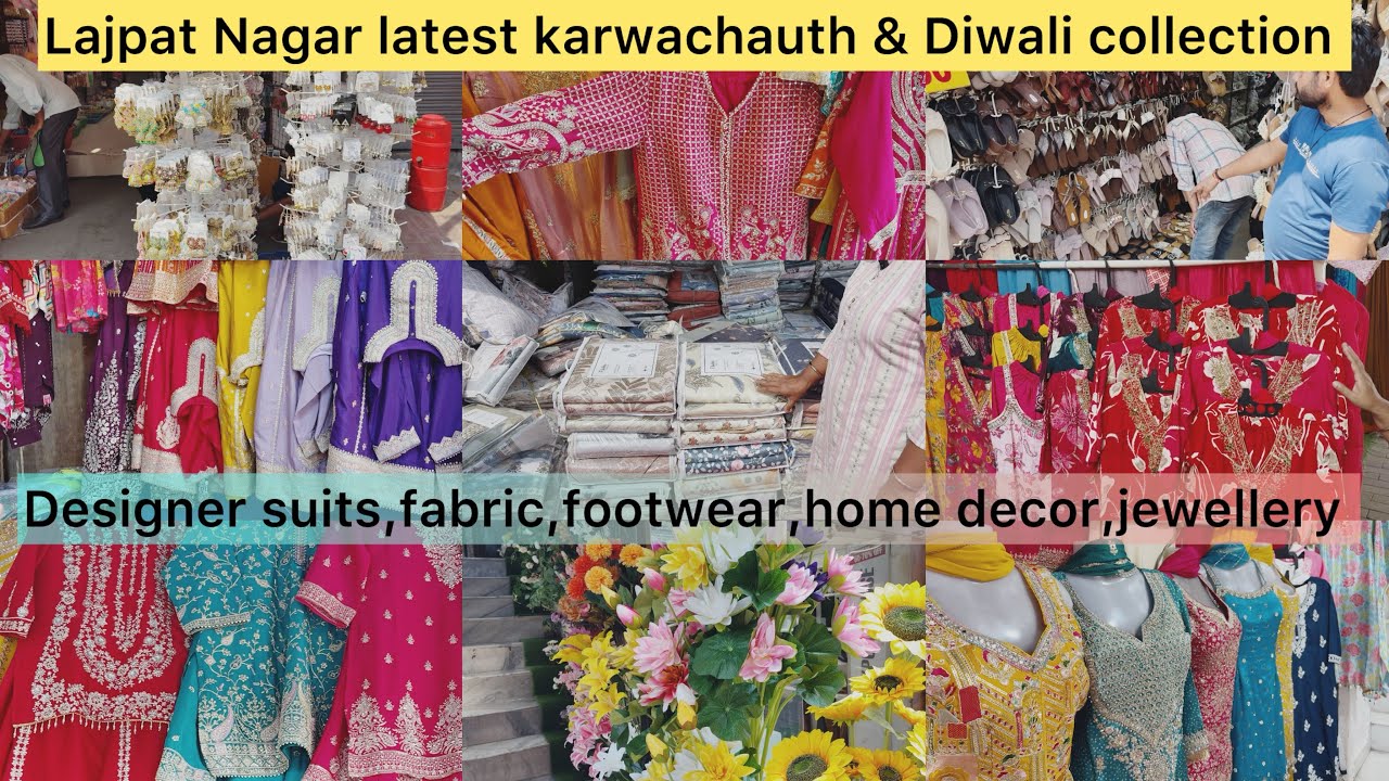 Lajpat Nagar Market Delhi | karwachauth & Diwali SALE | central market Lajpat latest collection 