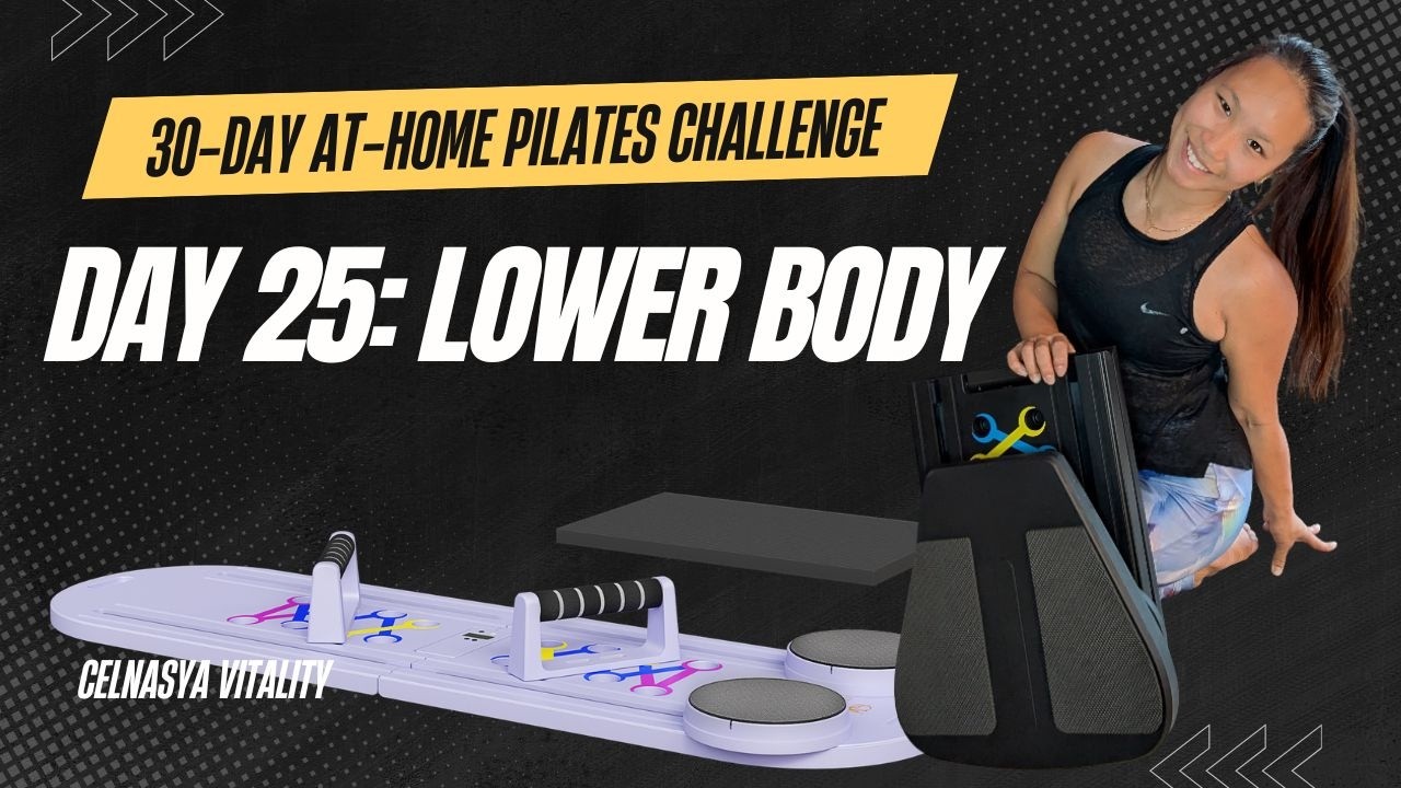 Day 25: Lower Body | 30 Day Pilates Reformer Board Challenge | Glutes, Legs & Strength