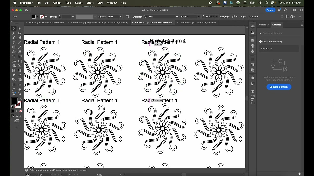 How to make Radial Patterns