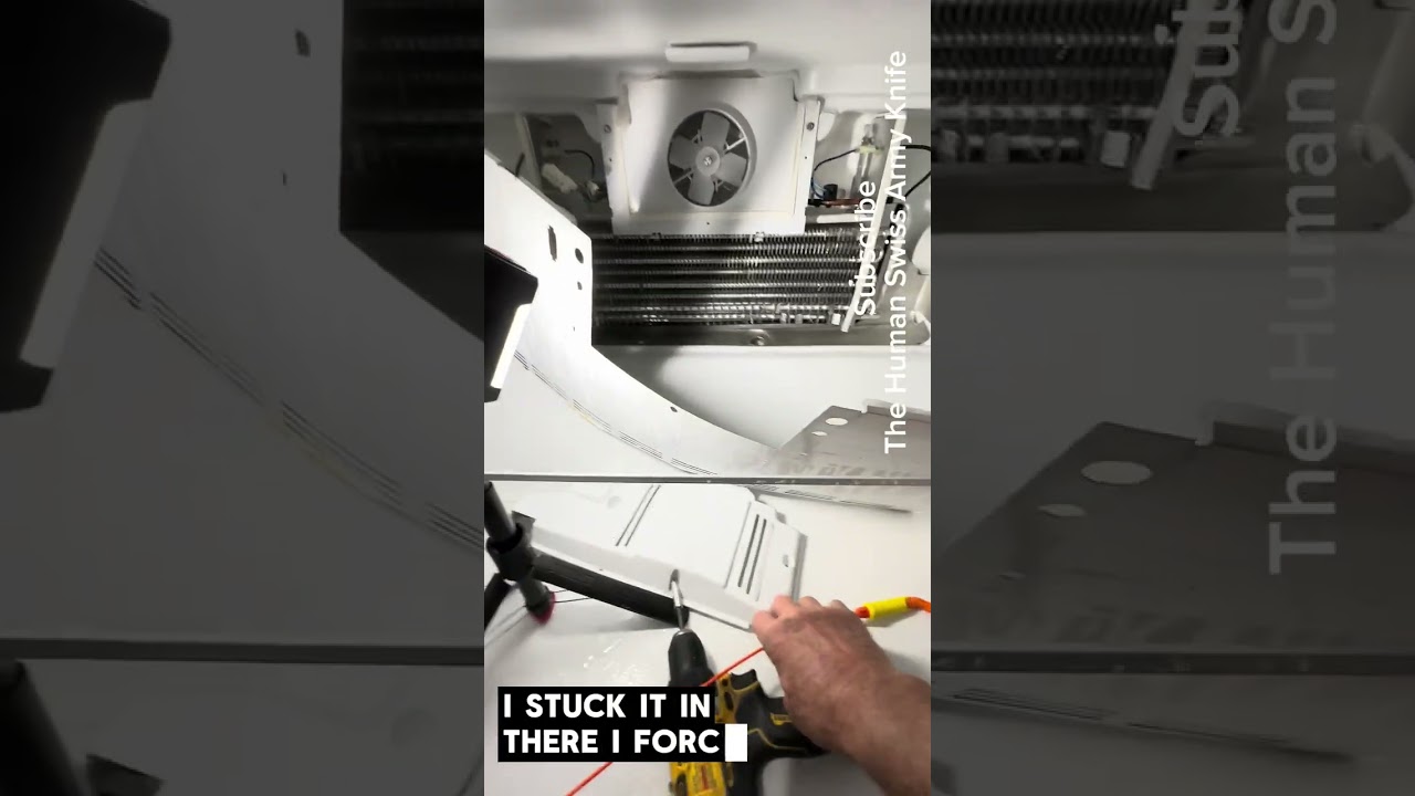 Iced freezer drawer Frigidaire refrigerator