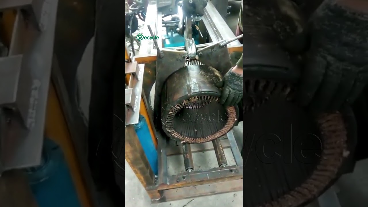 Our State-of -the-art Compressor Cutting Machine#recycle #wastecompressor #machine #metalcutting