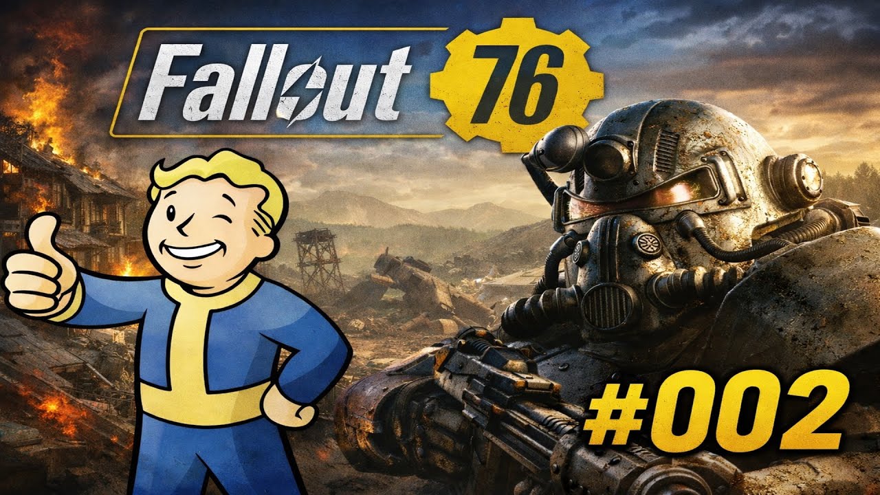 LETS PLAY ☢️ FALLOUT 76 ☢️ #002 - WAYWARD
