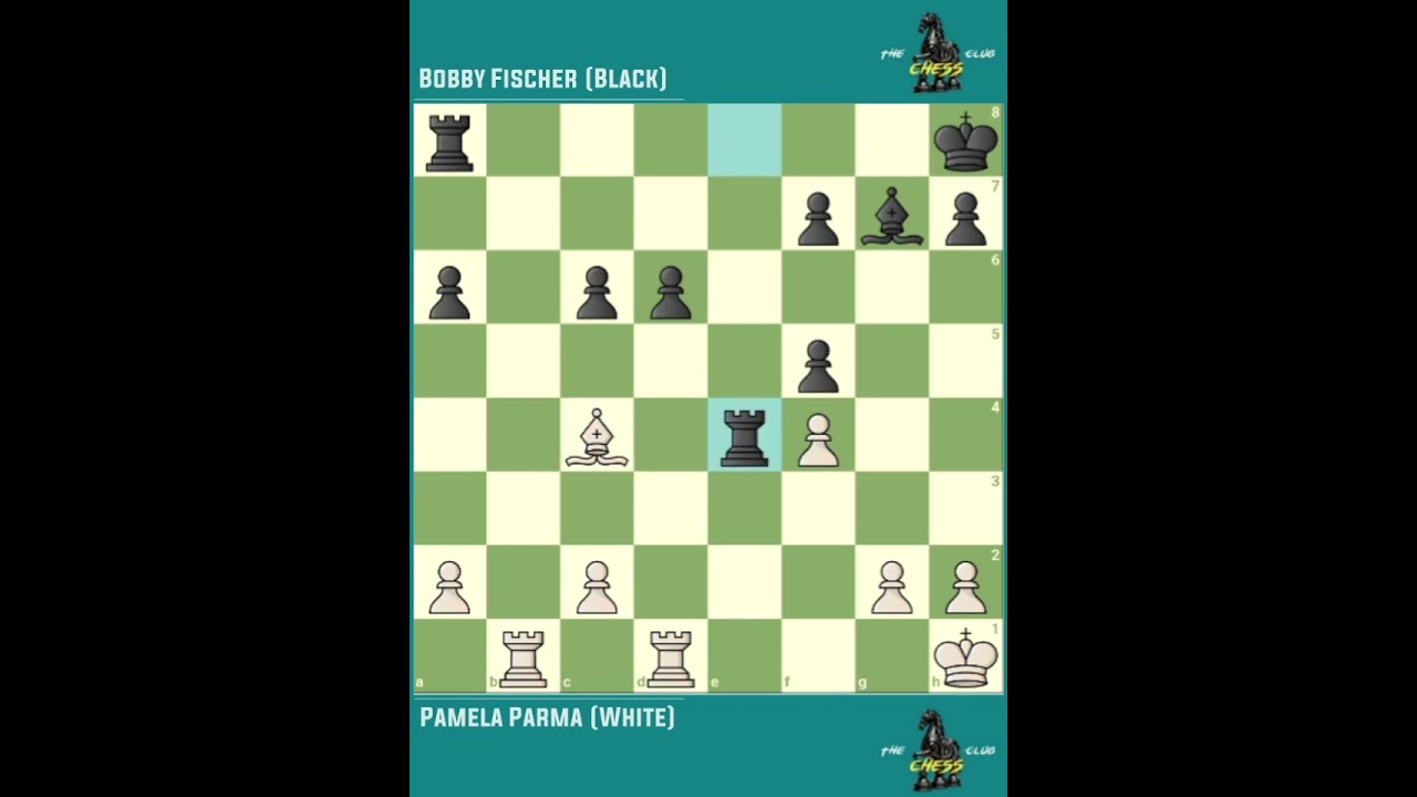 Pamela Parma vs Bobby Fischer ◉ It Chess Open | Rovinj/Zagreb - Croatia, 1970.
