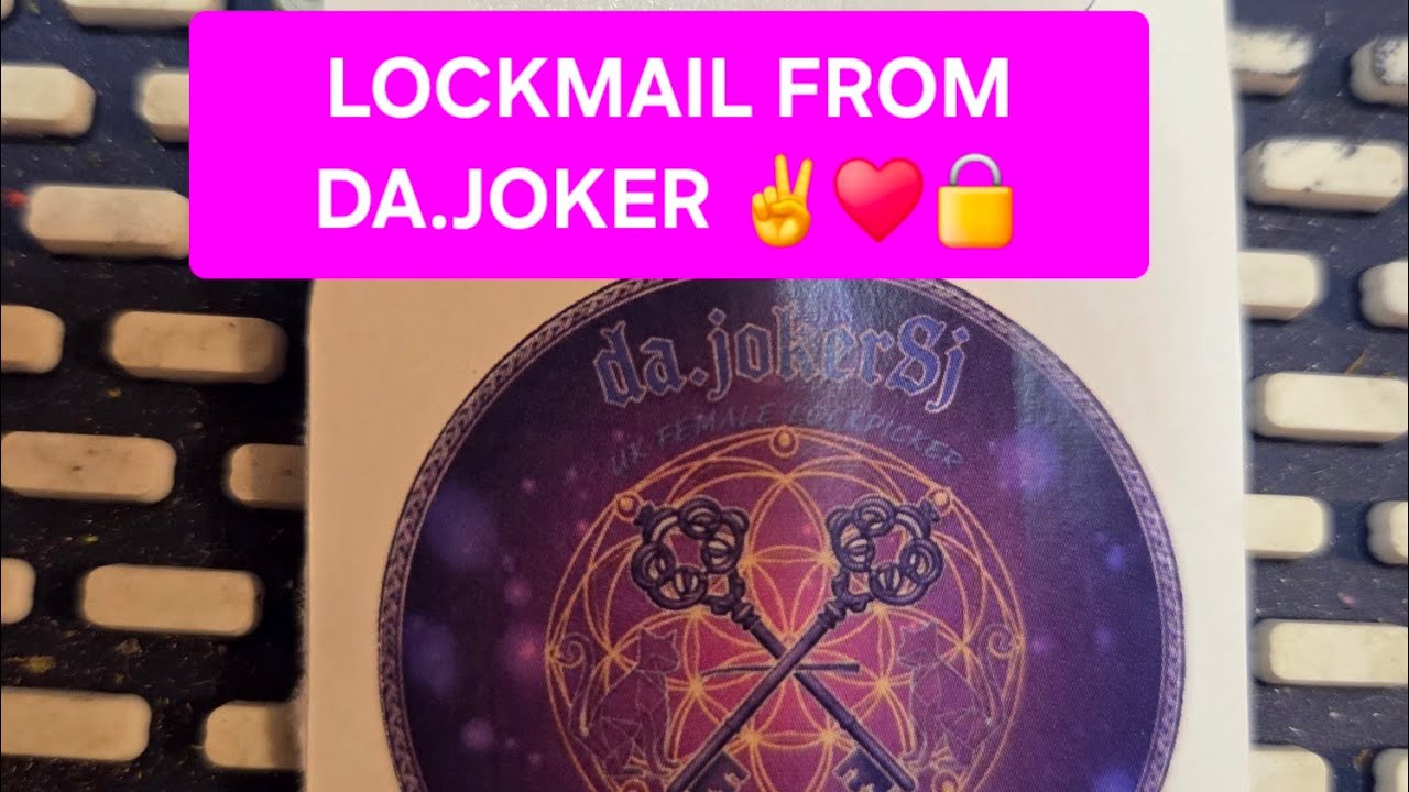 (019) LOCKMAIL FROM THE LEGEND @da.jokerSj ✌️♥️🔒🥃