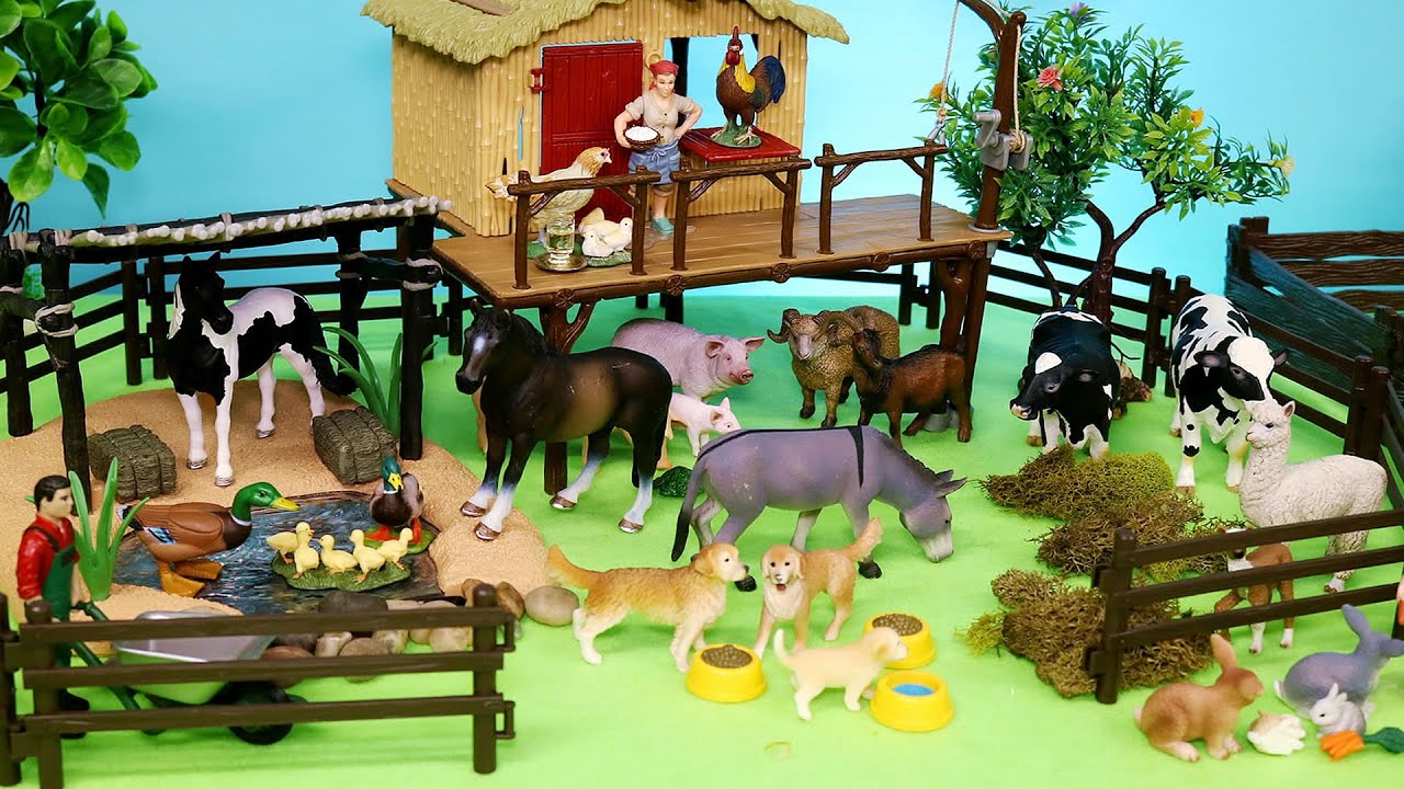 Let's Make a Farm for Barnyard Animal Families!