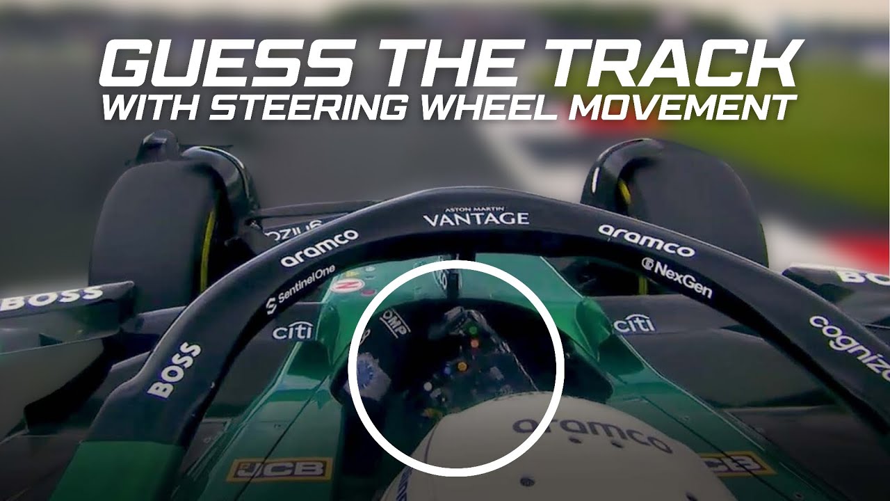Guess the 2025 F1 Tracks with STEERING WHEEL Movement | F1 Quiz