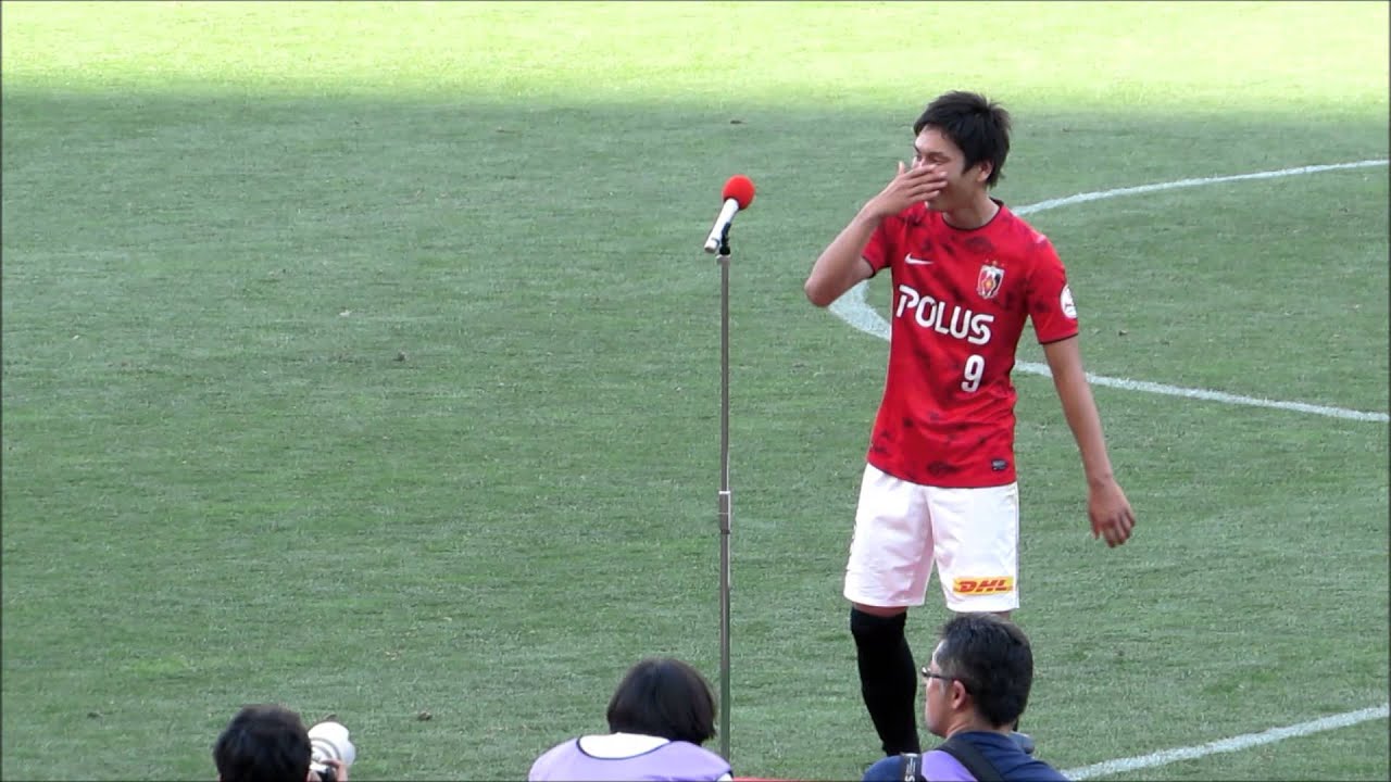 浦和レッズvs名古屋グランパス　原口元気激励セレモニー　ナビスコ第7節