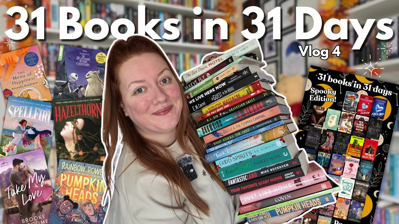 The LAST Reading Vlog for 31 Books in 31 Days 👀👻