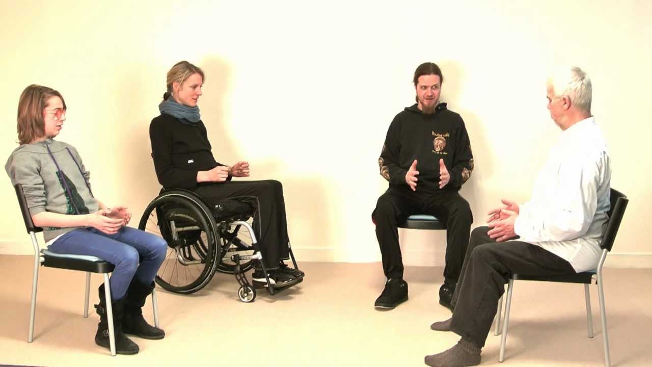 Qigong im Rollstuhl - cross section paralysis