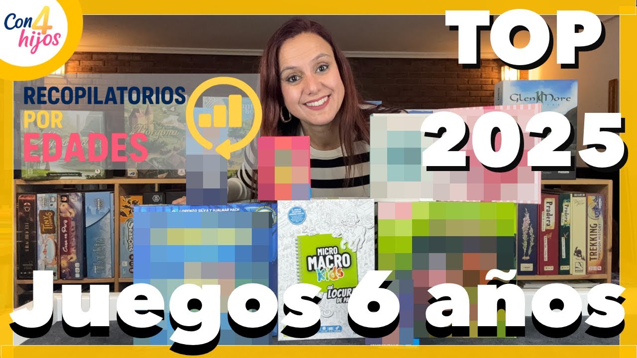 TOP juegos de mesa para 6 a&ntilde;os 😍 | NUESTROS FAVORITOS 2025