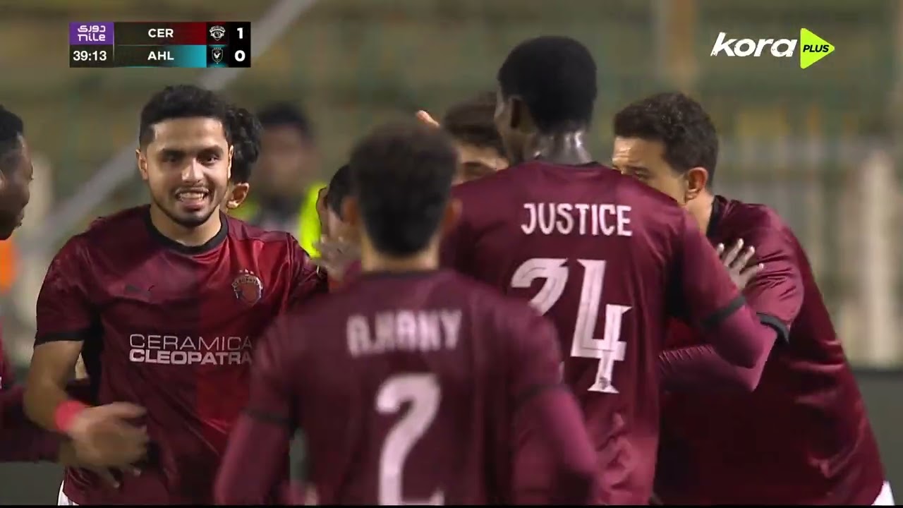 فاخري لاكاي يسجل هدف سيراميكا كليوباترا الأول أمام الأهلي | الدوري المصري 2025/2026