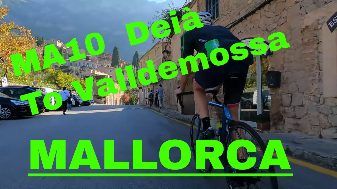 Cycling Paradise: Unveiling the Beauty of Mallorca's MA10 Route from Deiá to Valldemossa.