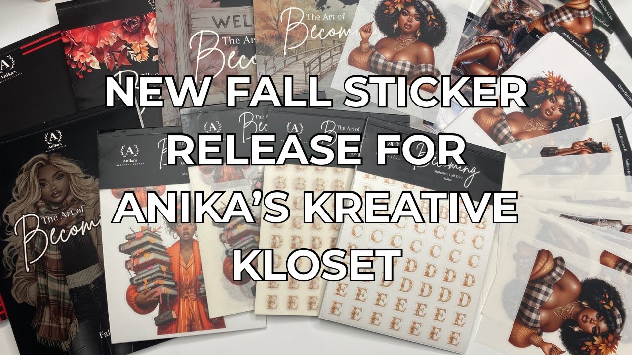 New Fall Sticker Release at Anika’s Kreative Kloset 