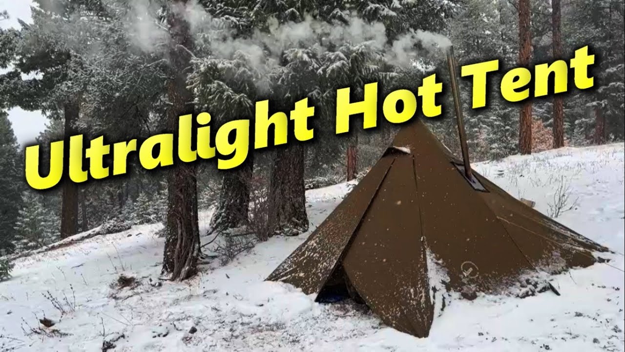 Solo Winter Backpacking | Ultralight Hot Tent