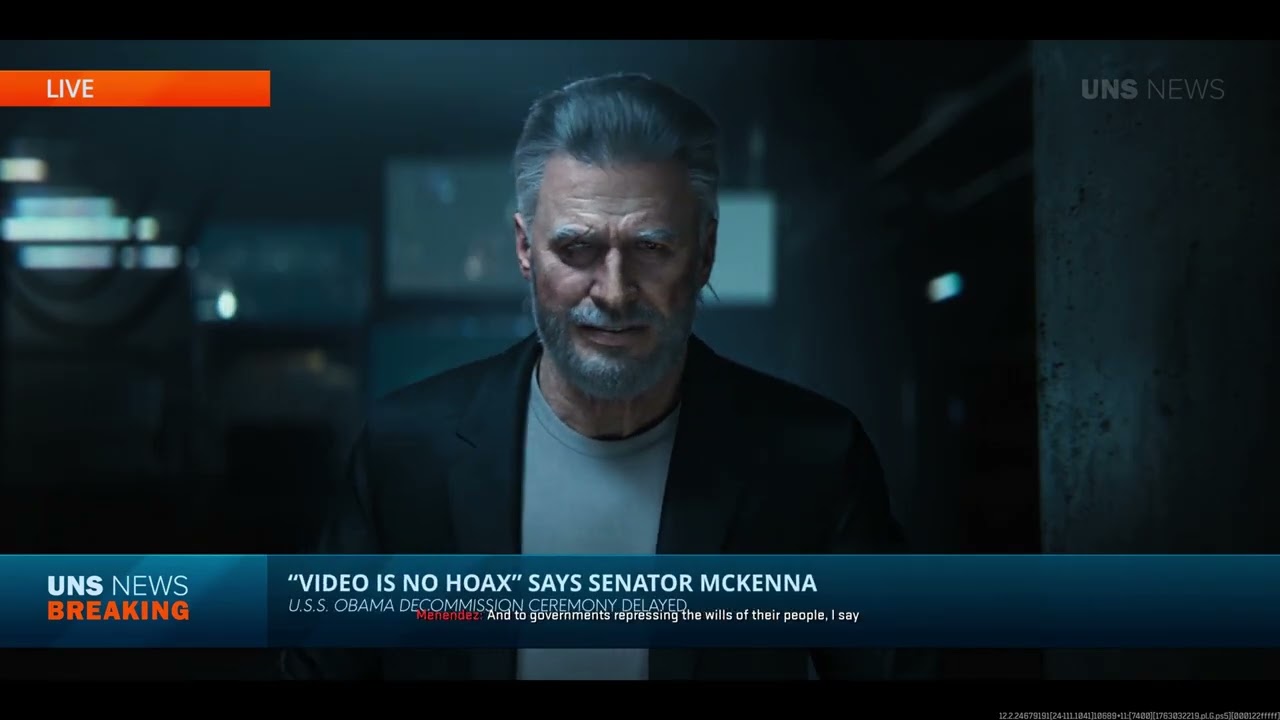 Black Ops 7 Менендес жив и здоров, вступительная сцена (BO7 Кампания Менендес ИИ, Кинотеатр Гильдии)
