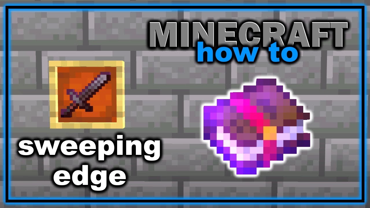 How to Get and Use Sweeping Edge Enchantment in Minecraft! | Easy Minecraft Tutorial