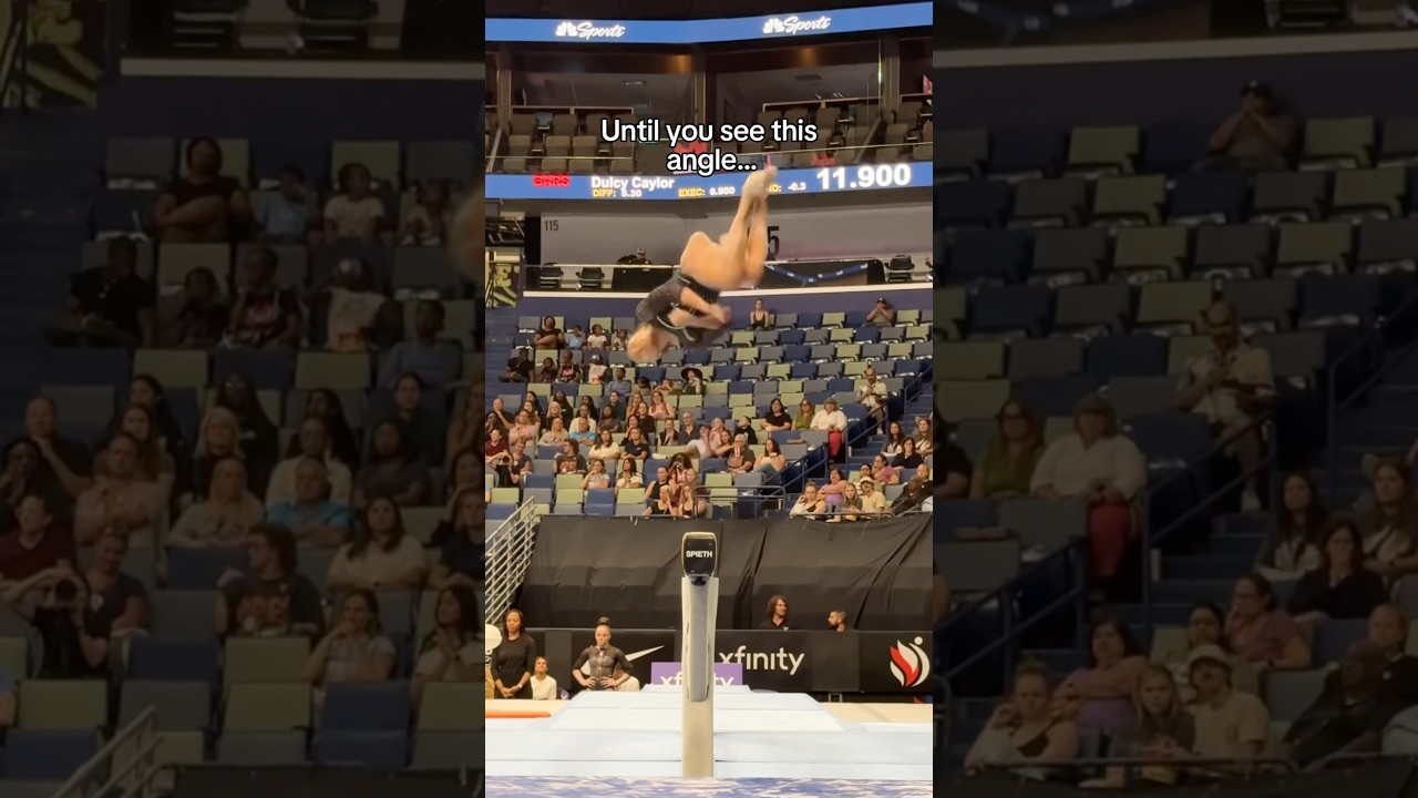 4 inches wide&hellip; 🤯 (Skye Blakely) #gymnastics #gymnast #beam #balancebeam #olympics #olympic #sports