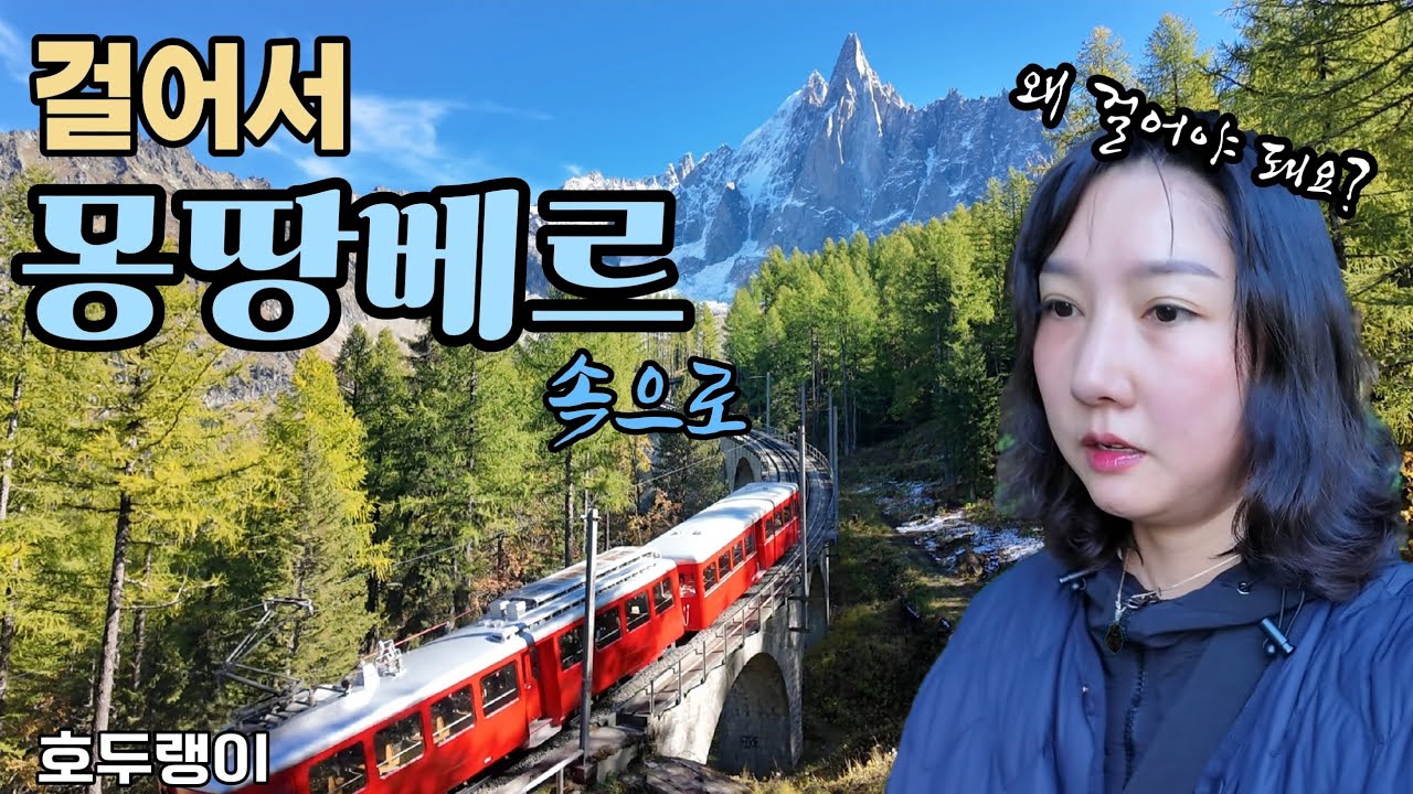 프랑스 샤모니에서 산악열차 안타고 몽땅베르 올라가기[프랑스5]