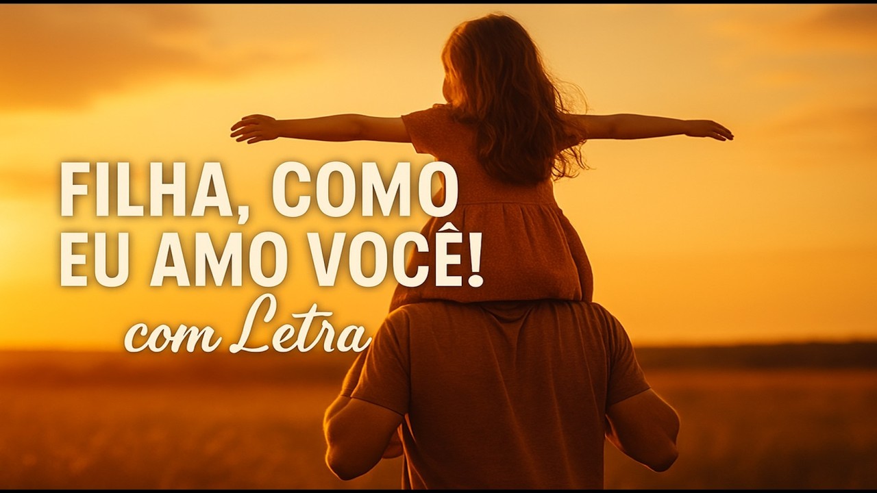 VOCÊ TEM UMA FILHA? Então, vai amar essa música | FILHA, COMO EU AMO VOCÊ | Aniversário de menina |