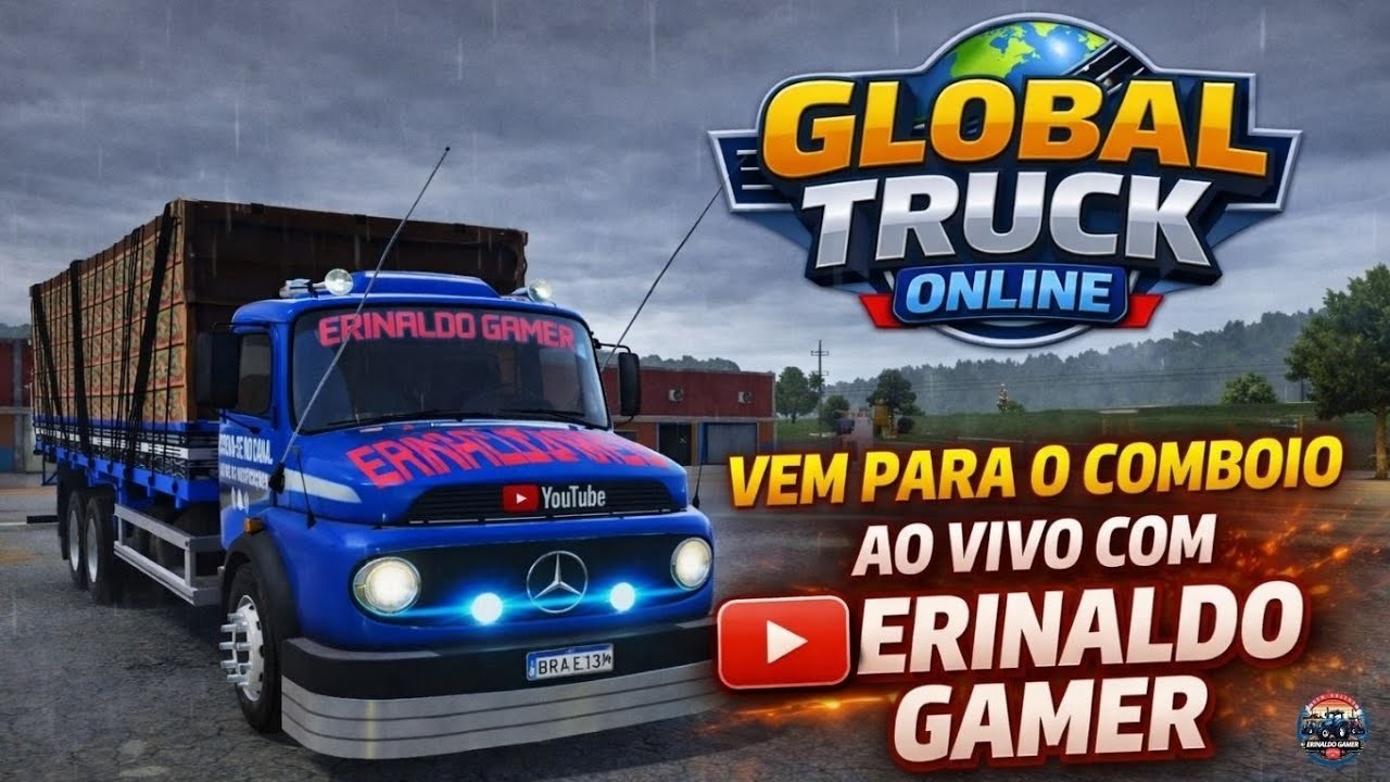 🔴LIVE ON Aguardando Nova atualização . Global Truck Online! Bora Acelerar! 🚛 🚚💥🚛🔥Deixe o like👍TMJ