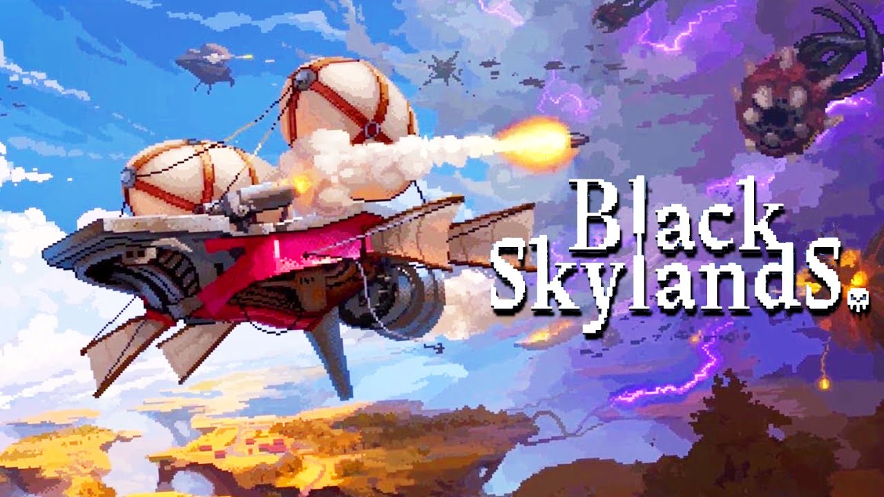 Surviving INVASION Above the Clouds & Building Crafting Warships & Weapons | Black Skylands Gameplay