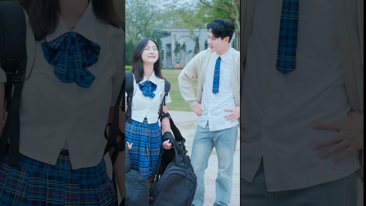 Rock, Paper, Backpack! #linhchihihi #messyclassroom #schoolcrush #schooldrama