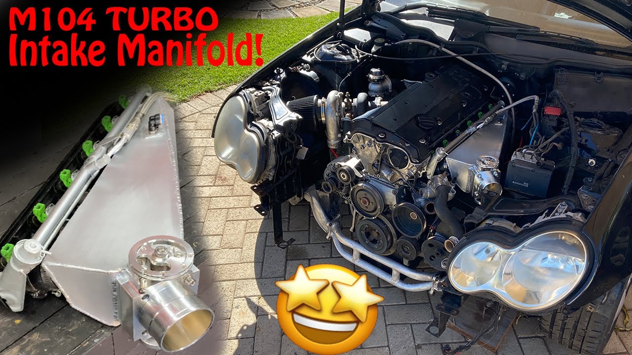 Fabricating a Custom Aluminium Intake For The M104 TURBO Mercedes W203| NEW* 76mm Throttle Body