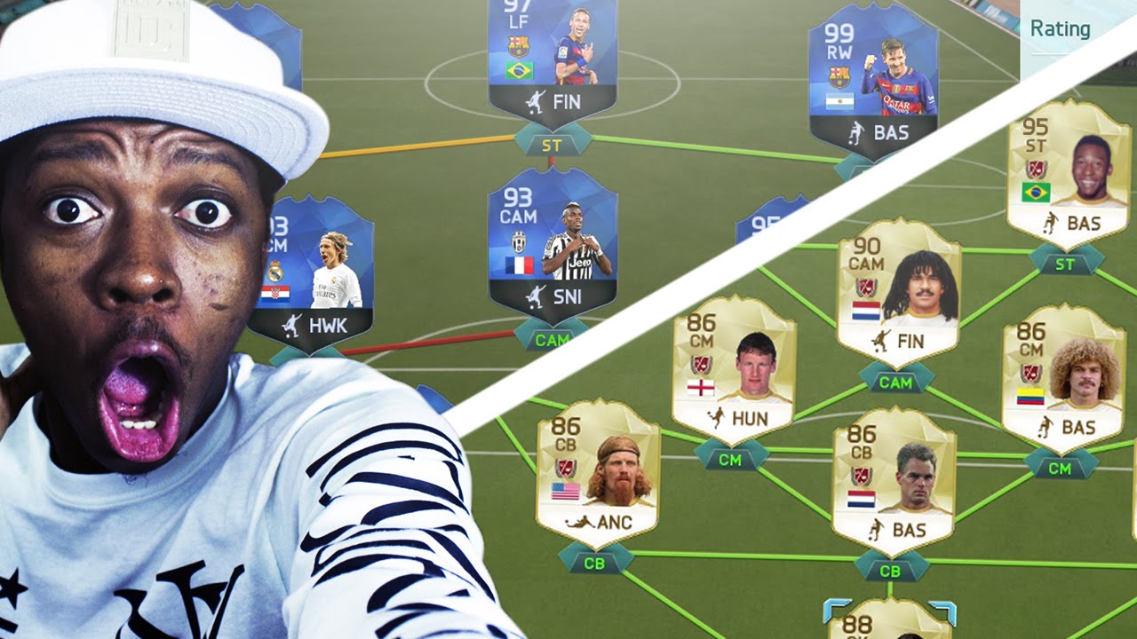 FIFA 16 - FULL TOTY vs FULL LEGENDS !