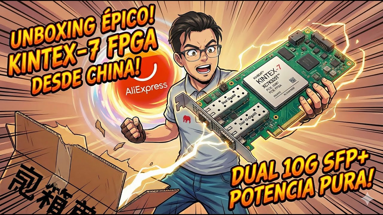 FPGA ALIEXPRESS CHINA XILINK KINTEX 7 UNBOXING